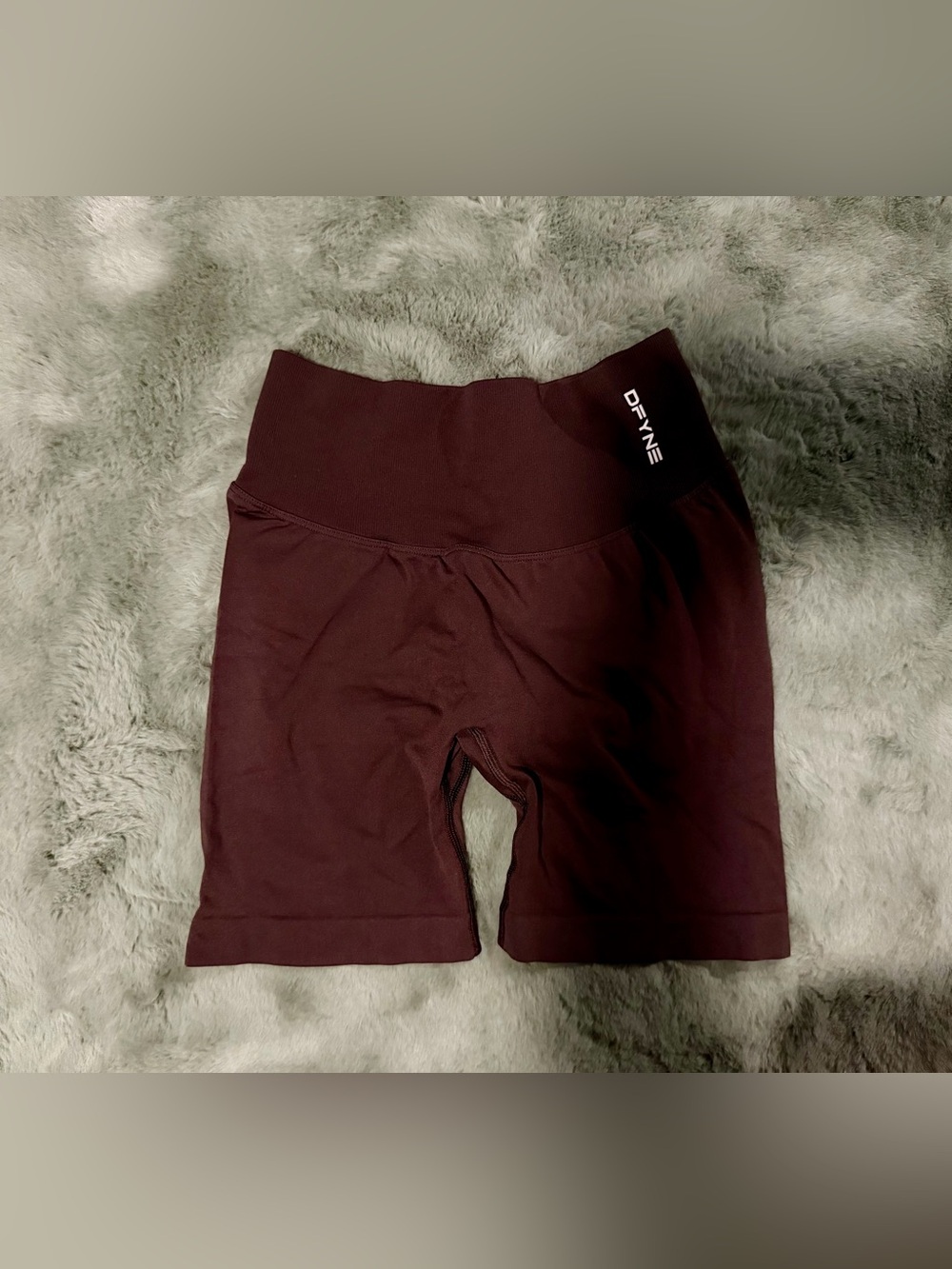 Women's High-Waist Brown Shorts